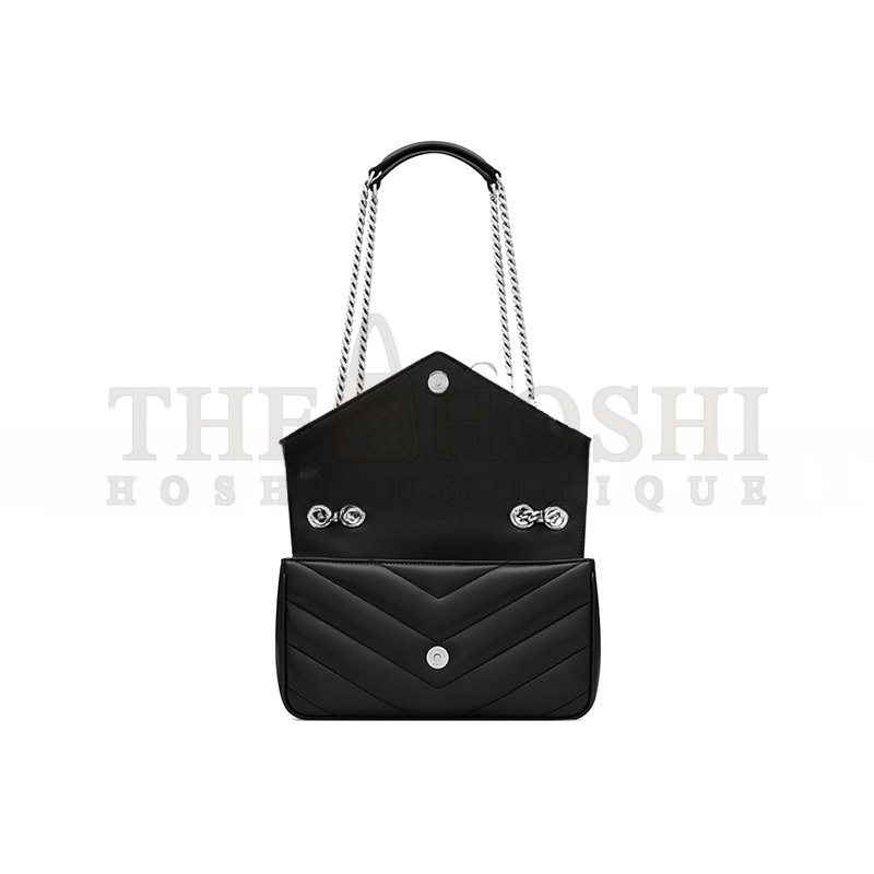 Y51 LOULOU SMALL IN MATELASSÉ LAMBSKIN 801437AAE4Y1000 (24*14*6cm) Master Quality